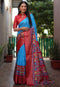 Bandhej Soft Silk Kalamkari Digital Prints saree With Two Sides Weaving Jari  Border for woven