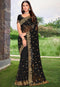 Georgette Sangeet Classic Festive Saree with Stone work for Woven