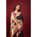 Classic  Green Color Festival Wear Cotton printed saree