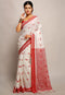 Floral Woven Soft Cotton Silk Saree with Butta Work for Wedding Special