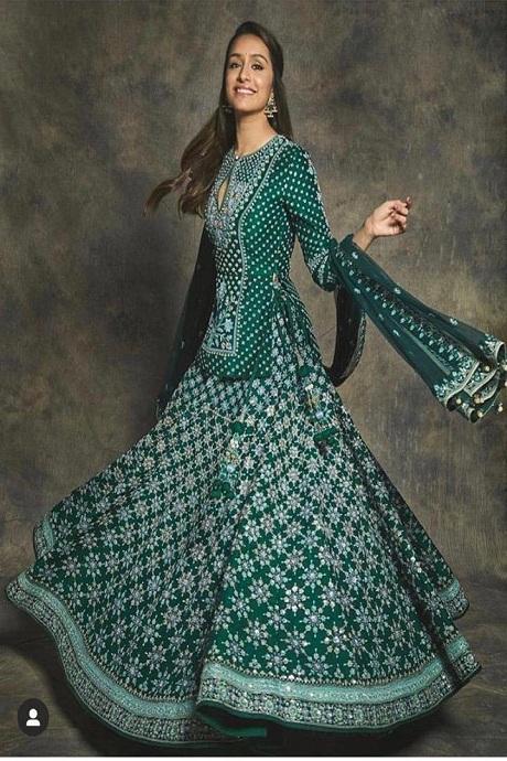 Fancy Latest Green Color Designer Lowest Price Lehenga Choli With Dupatta