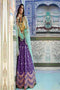 Turquoise Embroidered Attractive Party Wear Silk Lehenga Choli