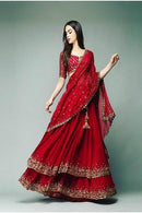 Red Color Soft Silk Lehenga Choli