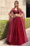 Designer Silk Multi Layered Soft Net Lehenga With Jacket