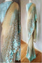 Unique Light Gray Color Party Wear Satin Saree SY 5312