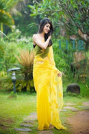 Designer Yellow Colour Heavy Embroidery Regularly Wear Saree SY 5229