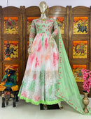 Multi Color Hand Work Latest Designer Wedding Gown