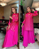 Rani Color Heavy Designer Thread Work Dress