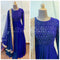 Navy Blue Color Beautiful Designer Party Wear Gown