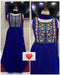 Royal Blue Color Pure Designer Attractive Shining Gown