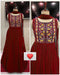 Rama Red Color Beautiful Designer Party wear Gown