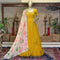 Yellow Color Stylish Designer Straight Gown