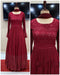 Maroon Color Heavy Work Fancy Gown For Women