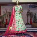 Regular Wear Admirable Multi Color Round Flair Anarkali Gown