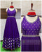 Purple Color Stylish Designer Gown For Women