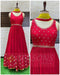 Red Color Pure Gown N Dupatta Designs