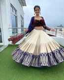 Pure Silk Latest Designer Lehenga Blouse Designs