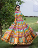 Stylish Multi Color Beautiful Designer Party Wear Gown