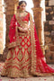 Red Color Designer Silk Lehenga Choli For Bride