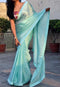 Fashionable Designer Satin Silk Plain Saree SY 6365