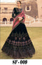 Dark Gray Colored Embroidered Lehenga Collection