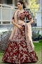 Maroon Embroidered Lehenga Choli Collection