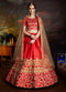 Red Colored bridal Special Lehenga choli For Women