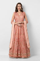 Pure Silk Embroidery and Hand Work Dress GOWN