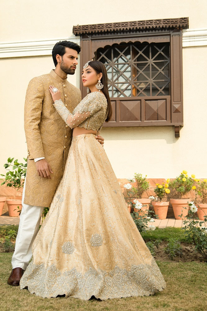 Royal Embellished Lehenga Choli Pakistani Bridal Dress